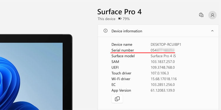 surface-app-serial-number