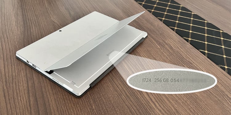 surface-device-serial-number-under-stand
