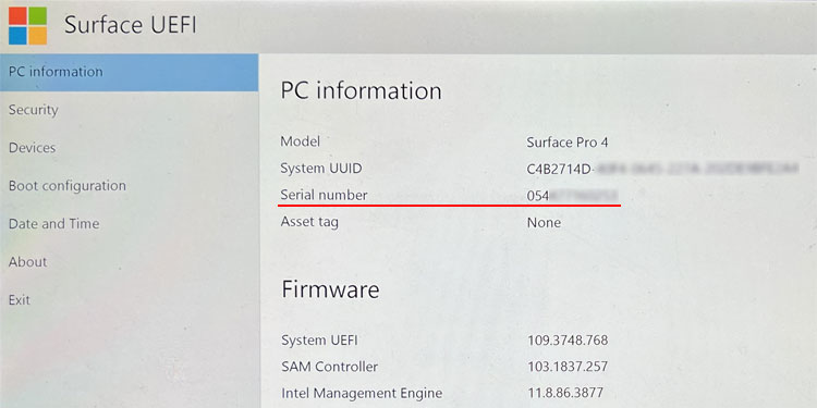 surface-uefi-serial-number