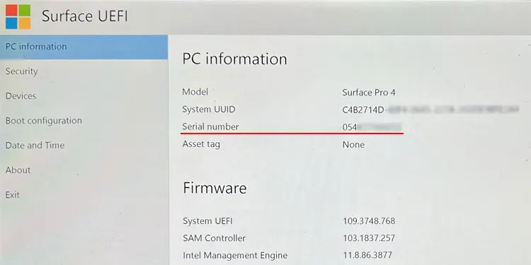 surface-uefi-serial-number