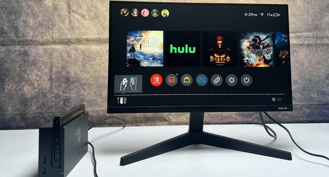 switch connection with monitor
