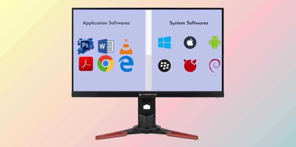 types of softwares