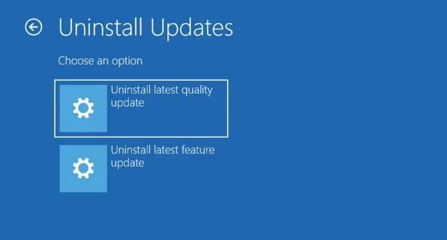How to Fix Inaccessible Boot Device? 18 Possible Ways 70 uninstall-latest-quality-update
