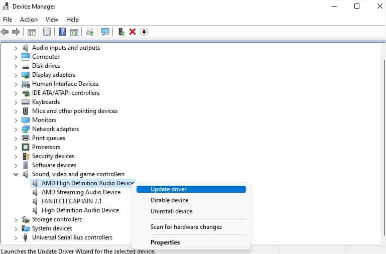 update sound driver