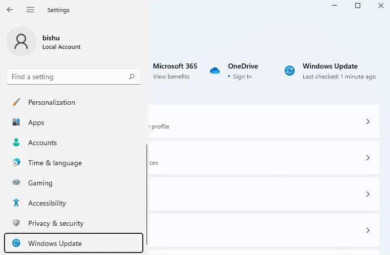 How to Update Sound Drivers on Windows 13 windows-update-section-in-settings
