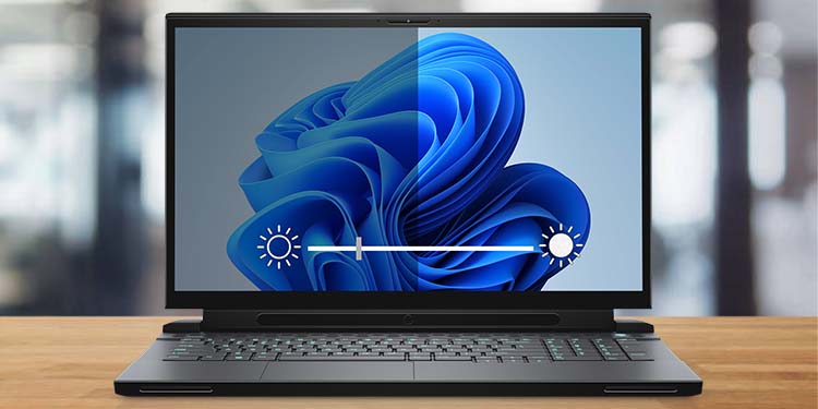 How to decrease brightness on laptop