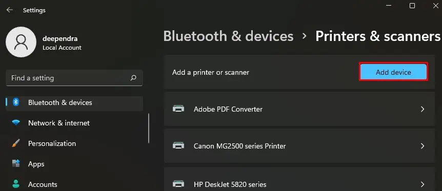 How to Delete a Print Job Stuck in the Queue 22 add-device-button