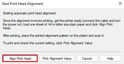 How to Fix Printer Alignment (All Brands) 19 align-printhead-canon