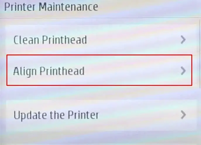 How to Fix Printer Alignment (All Brands) 14 align-printhead-option
