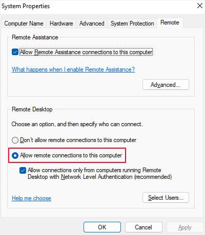 allow-remote-connections-to-this-computer-system-properties