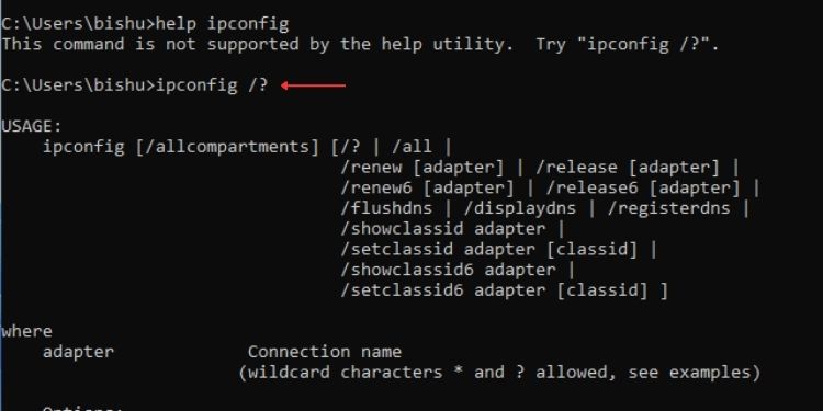 50 Most Used Commands on Command Prompt (With Examples) 5 alternative help command