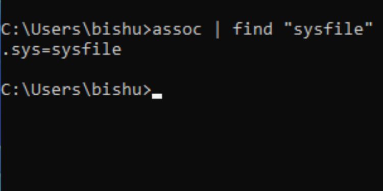 50 Most Used Commands on Command Prompt (With Examples) 30 assoc find