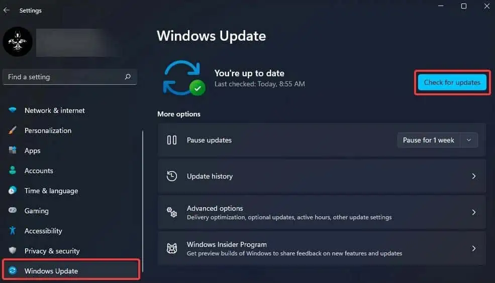 Windows Night Light Not Working? Here’re 6 Ways to Fix It 16 check-for-windows-update-2