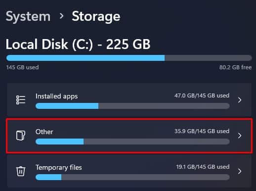 check other storage free hard drive storage