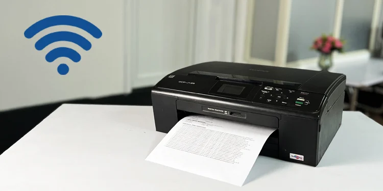 check the wireless status of printer