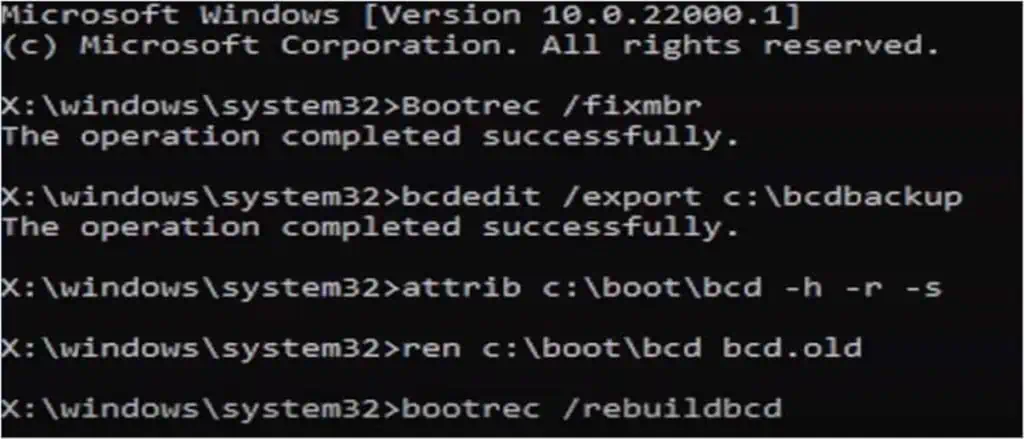 How to Fix MBR on Windows? Try These 5 Methods 19 complete-rebuild-bcd-1024x439