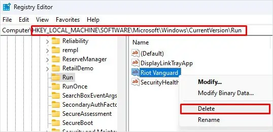 disable-startup-application-on-registry