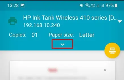 How to Print a Web Page 21 down-arrow-to-load-printing-preference-in-android