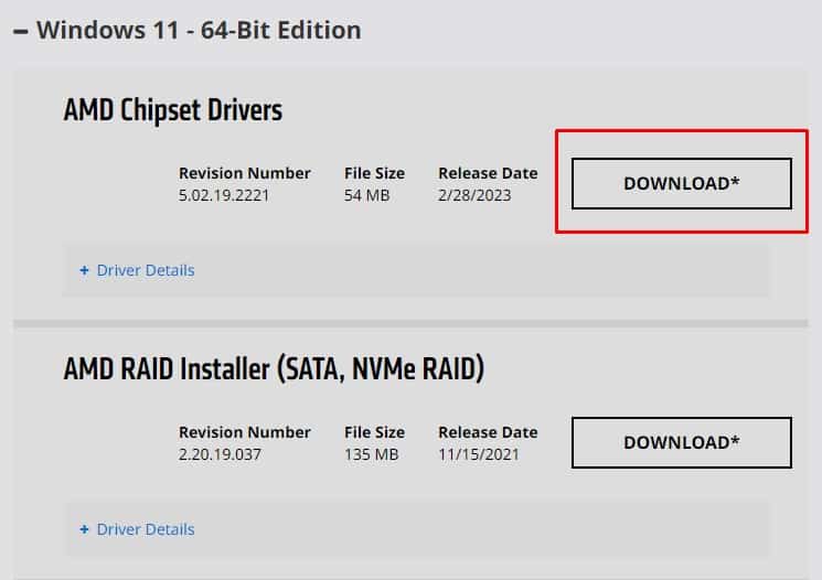 download chipset driver for amd motherboard