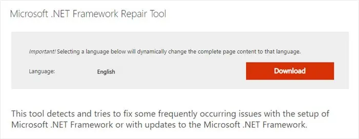 download-microsoft-net-repair-tool