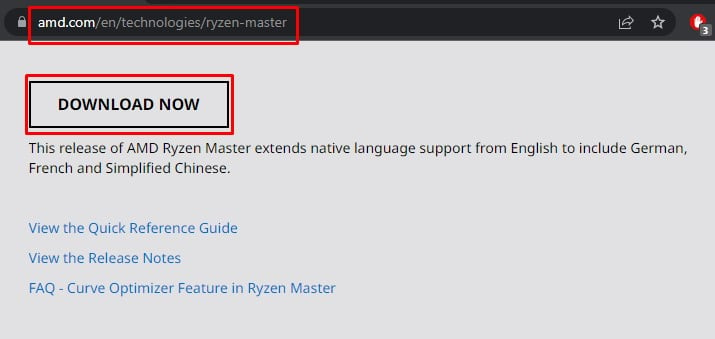 download ryzen master