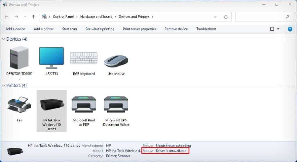 7 Ways to Fix Error Printing on HP Printer 21 driver-is-unavailable-error-on-control-panel