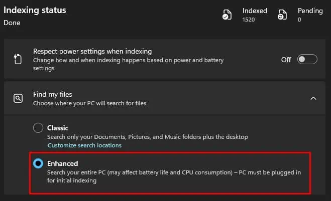enchanced-windows-indexing