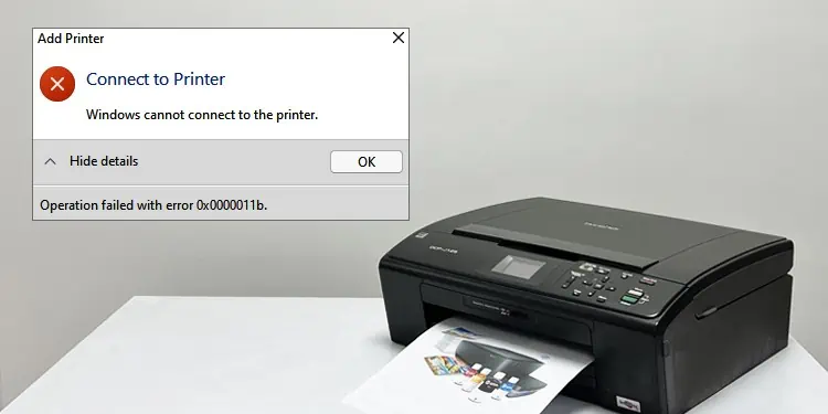 How to Fix Printer Error 0x0000011b on Windows