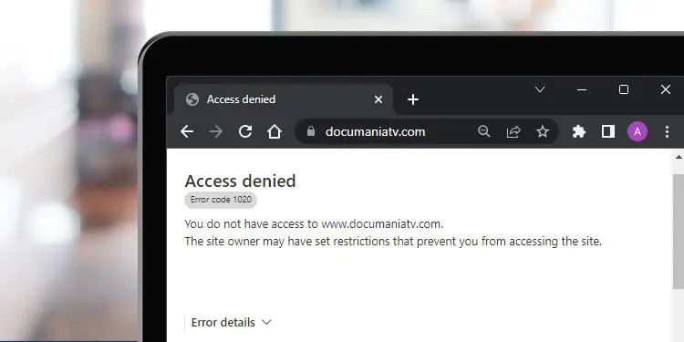 What is Error 1020: Access Denied? How to Fix it