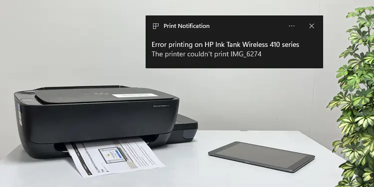 7 Ways to Fix Error Printing on HP Printer