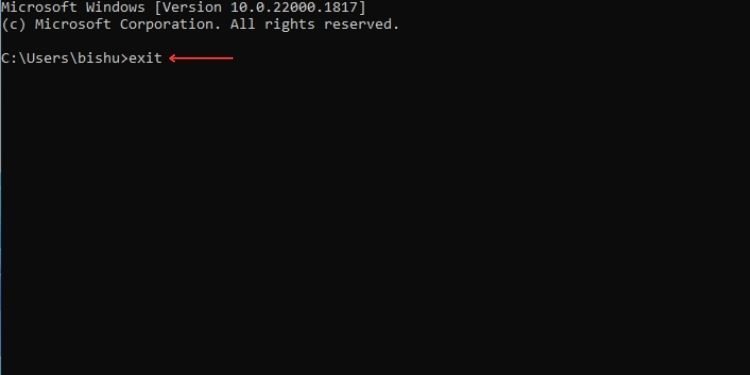 50 Most Used Commands on Command Prompt (With Examples) 2 exit