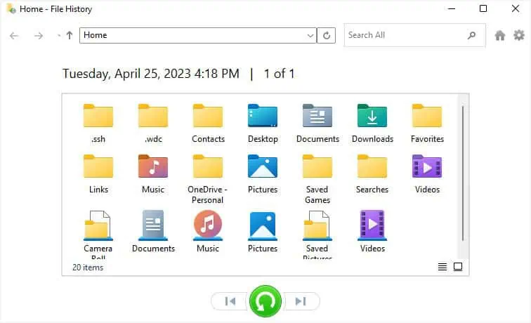 How to Recover Deleted Files in Windows? 9 Proven Ways 13 file-history-window