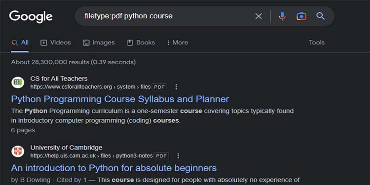 5 Ways to Google Search for PDF 1 filetype pdf search