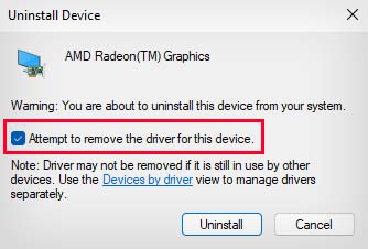 fully uninstall graphics driver