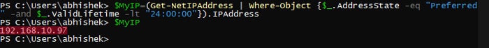 get-net-ip-address-where-object-ipaddress-variable