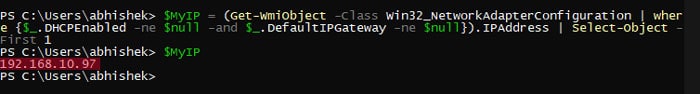 get-wmi-object-win32-networkadapterconfiguration-where-object-ipaddress-variable