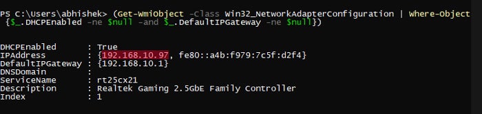 get-wmi-object-win32-networkadapterconfiguration-where-object