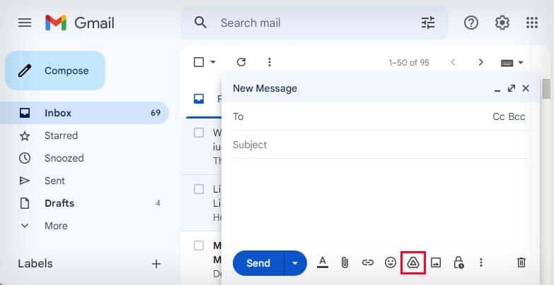 google drive gmail