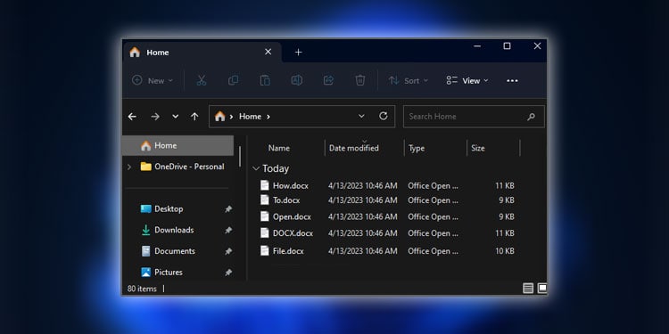 how to open docx file