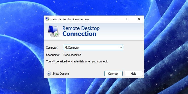 how to use remote desktop connection