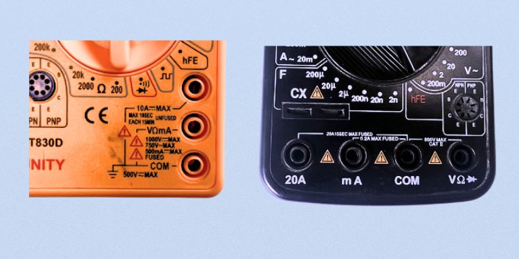 How to Use a Digital Multimeter? (Beginner’s Guide) 2 input ports on dmm