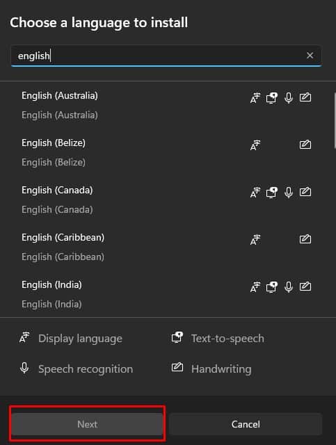 install new language reset keyboard layout