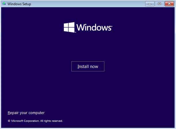 install now