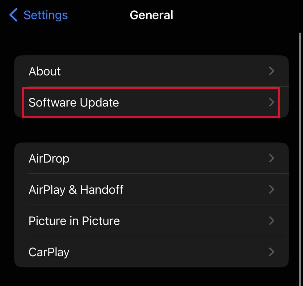 ios software update settings