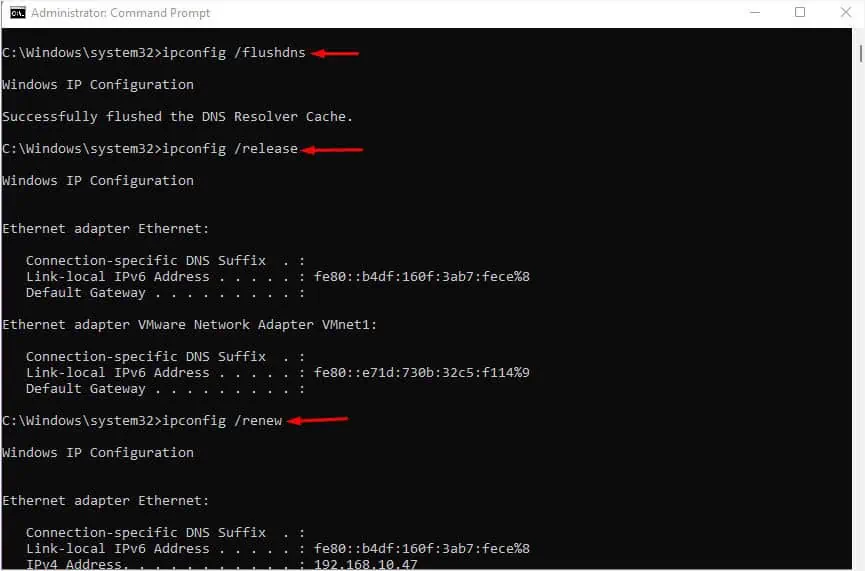 VPN Not Working on Windows? 11 Ways to Fix It 30 ipconfig-commands-to-release-renew-and-flush-dns