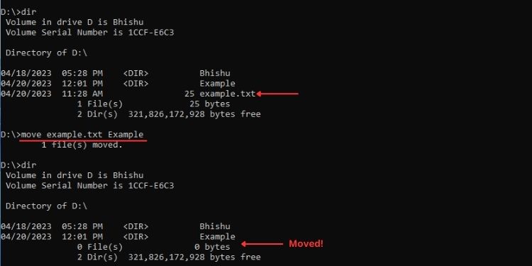 50 Most Used Commands on Command Prompt (With Examples) 20 move