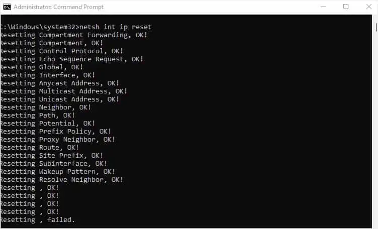 VPN Not Working on Windows? 11 Ways to Fix It 31 netsh-int-ip-reset