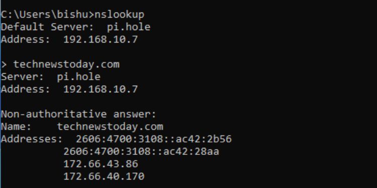 50 Most Used Commands on Command Prompt (With Examples) 49 nslookup