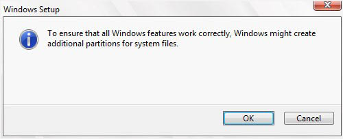 ok to create new system partitions