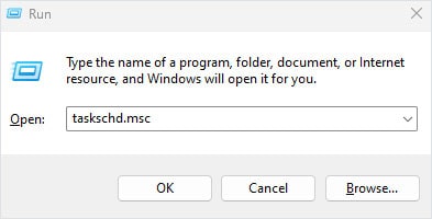 open task scheduler from run